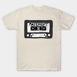 pavement cassette black and white T-Shirt